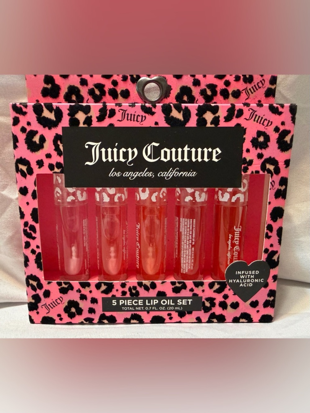 Juicy Couture Pink 5-Piece Lip Oil Set